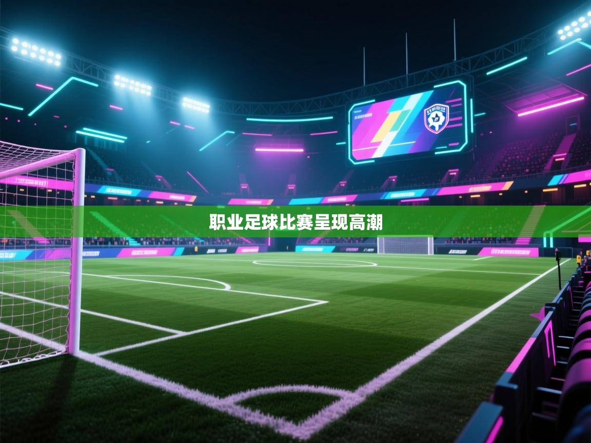 职业足球比赛呈现高潮